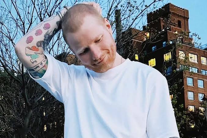 Ed Sheeran's new shaved head look