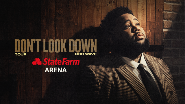 Rod Wave performing during the Don't Look Down Tour 2026