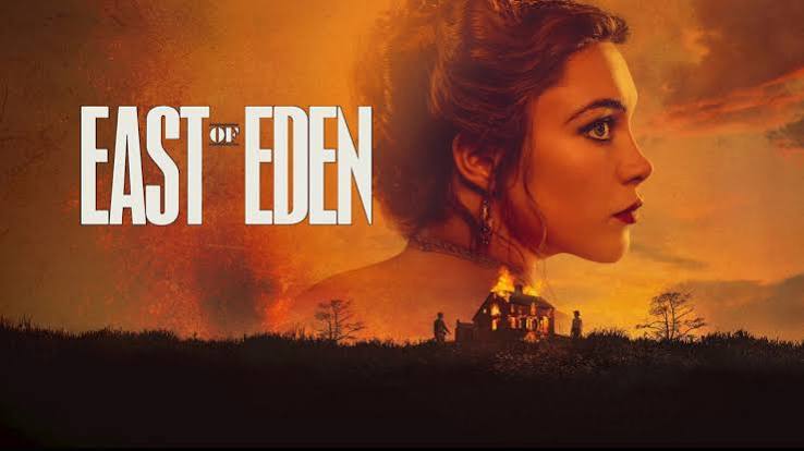 East of Eden 2026 Netflix series featuring Florence Pugh as Cathy Ames