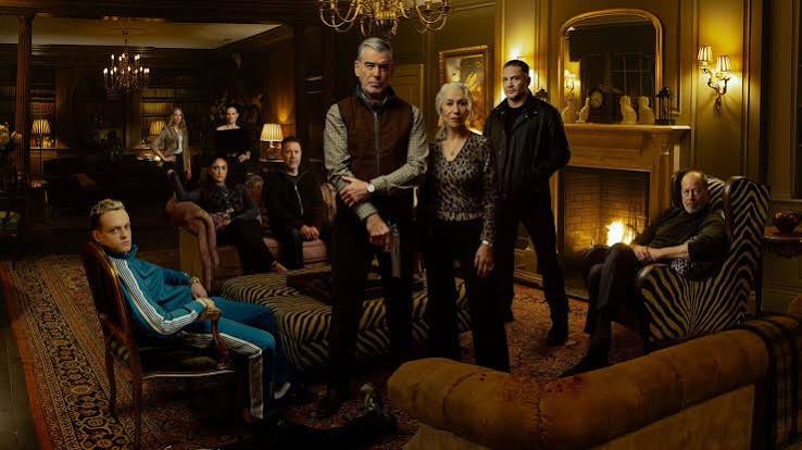 Tom Hardy, Pierce Brosnan and Helen Mirren in MobLand Season 2
