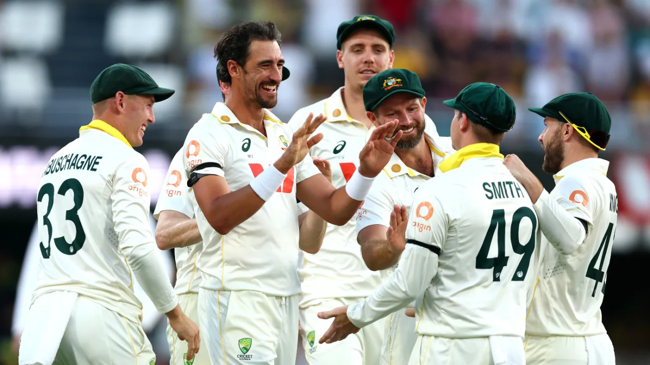 Australia crushes Bangladesh in the Second Test at Mackay