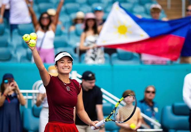 Alex Eala during the 2026 US Open in New York