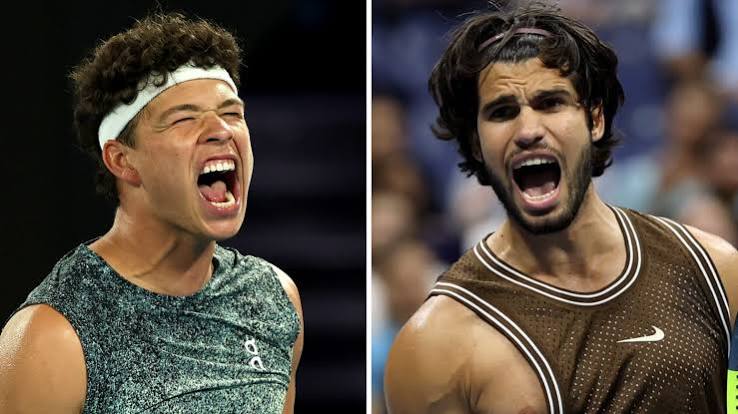 Carlos Alcaraz and Ben Shelton US Open 2026 quarterfinal