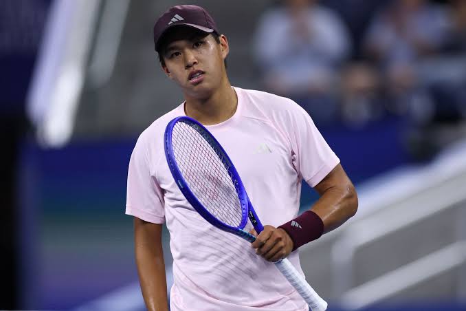Karen Khachanov and Learner Tien during the US Open 2026 Round of 16