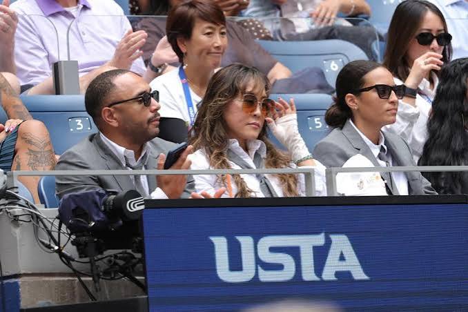Tamaki Osaka, mother of Naomi Osaka, supporting her daughter at the US Open 2026